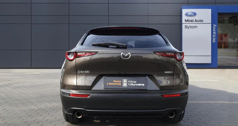 Mazda CX-30 cena 114900 przebieg: 57600, rok produkcji 2021 z Żyrardów małe 379